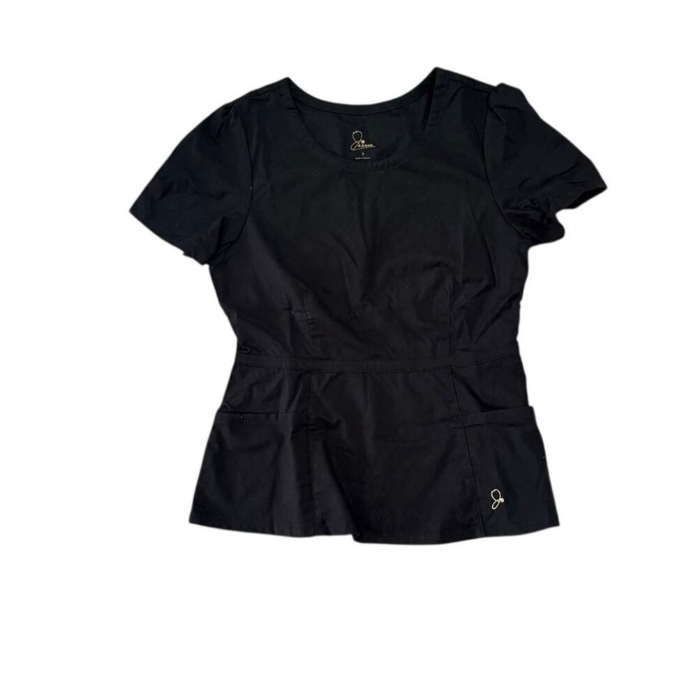 Jaanuu Medical Scrubs Women Small Grey  Top Shirt